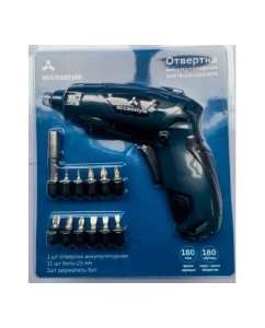 Купить Аккумуляторная отвертка Accesstyle bsp-b/3,6-1300/bps BSP-B/3.6-1300/BPS  в E-mobi