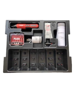 Купить Аккумуляторная отвертка в наборе с битами и лазерным дальномером FLEX Xmas 533102  в E-mobi