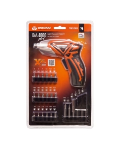Купить Аккумуляторная отвертка DAEWOO с набором бит и насадок DAА 4800 Plus DAA 4800 Plus  в E-mobi