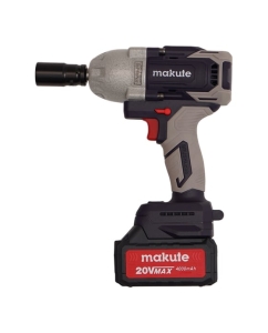 Купить Гайковерт бесщеточный ударный аккумуляторный Makute 20В, 800Нм CW004-2BL в E-mobi