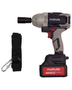 Купить Гайковерт бесщеточный ударный аккумуляторный Makute 20В, 800Нм CW004-2BL  в E-mobi