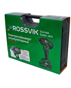 Купить Аккумуляторный гайковерт Rossvik 1/2", 1000nm, 21в, 1,9 кг, 1 акб, зу, кейс RIW-1000/1  в E-mobi