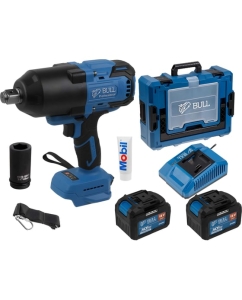 Купить Аккумуляторный ударный гайковерт BULL SC 1810 Xcase, XLTpro, бесщеточный, 18 В, 1500 Н*м, 3/4