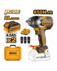 Купить Аккумуляторный ударный гайковерт INGCO BL 20В 850Hm 1/2 SUPER INDUSTRIAL CIWLI2085  в E-mobi