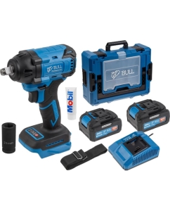 Купить Аккумуляторный ударный гайковерт BULL SC 1804 Xcase, XLTpro, бесщеточный, 18 В, 400 Н*м, 1/2