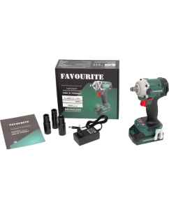 Купить Гайковёрт аккумуляторный FAVOURITE Li-ion, 21 В, 2 Ач, 3100 уд/мин, 600 Нм, квадрат ½
