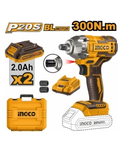 Купить Аккумуляторный ударный гайковерт INGCO BL 20В 300Hm 1/2 SUPER CIWLI2038  в E-mobi