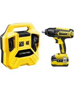 Купить Комплект TROTEC Компрессор PCPS 10-1100 + Аккумуляторный ударный гайковертPIWS 10-20В PCPS10-1100-set1 в E-mobi