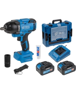 Купить Аккумуляторный ударный гайковерт BULL SC 1807 Xcase, XLTpro, бесщеточный, 18 В, 750 Н*м, 1/2, 2x4 А*ч, з/у 4 А 1329723 в E-mobi