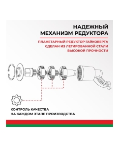Купить Двухскоростной гайковерт 32х33 БелАК БАК.00117  в E-mobi