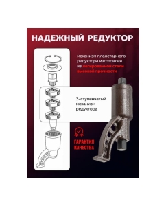 Купить Гайковерт ручной с редуктором YATAFORCE головки 32, 33 мм, длина 270 мм, передаточное число 1:58, 4800 Н/м) YF-3411277 HS(60003)  в E-mobi