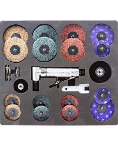 Купить Пневмозачистная машинка с комплектом аксессуаров Forsage F-ST-7733MK  в E-mobi