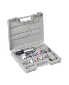 Купить Пневматическая прямая шлифовальная машинка Airline МИНИ с оснасткой 16 предметов, кейс ATBR040  в E-mobi