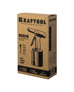 Купить Пневматический заклепочник KRAFTOOL 2.4-6.4 мм, композитный корпус 31185_z02  в E-mobi