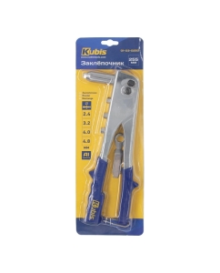 Купить Заклепочник Kubis 255 мм, Ф 2.4/3.2/4.0/4.8 мм, хромированный 01-03-0250  в E-mobi
