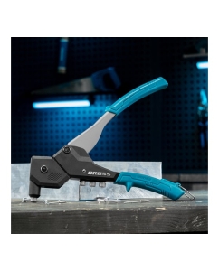 Купить Заклепочник ручной GROSS 290 мм, поворотный, 0-360, заклепки 2, 4-3, 2-4, 0-4, 8 мм. 40418  в E-mobi