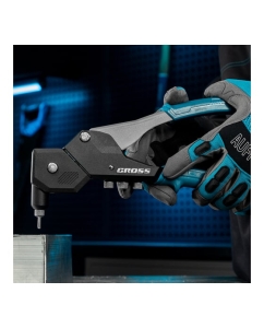 Купить Заклепочник ручной GROSS 290 мм, поворотный, 0-360, заклепки 2, 4-3, 2-4, 0-4, 8 мм. 40418  в E-mobi