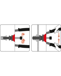 Купить Заклепочник для резьбовых заклепок YATO М3-М12 YT-36127  в E-mobi