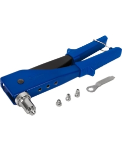 Купить Заклепочник КОБАЛЬТ 260 мм, переставной 0-90 град., заклепки 2,4-3,2-4,0-4,8 мм, блистер 243-516 в E-mobi