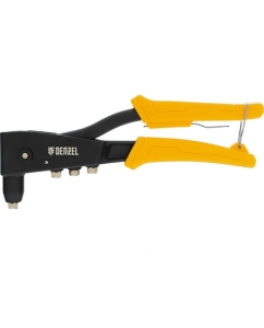 Купить Заклепочник Denzel ручной, 255 мм, литой, усиленный, заклепки 2,4-3,2-4,0-4,8 мм 40441 в E-mobi