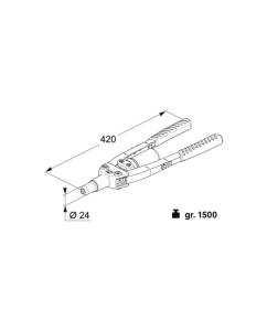 Купить Ручной заклепочник FAR К25 O2,4-7,8 700025  в E-mobi