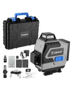 Купить Лазерный самовыравнивающийся уровень DEKO DKLL16 в кейсе 065-0232 в E-mobi