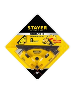Купить Лазерный угольник для кафеля STAYER SQUARE-8 34928  в E-mobi