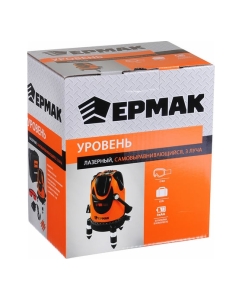 Купить Лазерный уровень ЕРМАК 3 луча, 15м, кейс 659-141  в E-mobi