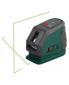 Купить Лазерный линейный уровень с автоматическим выравниванием KLPRO горизонт, вертикаль, зеленый луч 12013 KLLZR118GL в E-mobi
