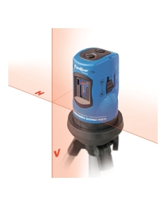 Купить Лазерный самовыравнивающийся уровень РемоКолор 2 красных луча, 100 мм, штатив 1260 мм 95-2-281  в E-mobi