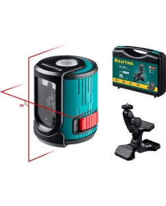 Купить Лазерный нивелир KRAFTOOL CL 20 5 20 м, IP54, точность +/-0,2 мм/м, держатель, в кейcе 34700-5 в E-mobi