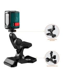 Купить Лазерный нивелир KRAFTOOL CL 20 5 20 м, IP54, точность +/-0,2 мм/м, держатель, в кейcе 34700-5  в E-mobi