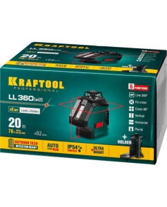 Купить Лазерный нивелир KRAFTOOL LL360-2 34645-2  в E-mobi