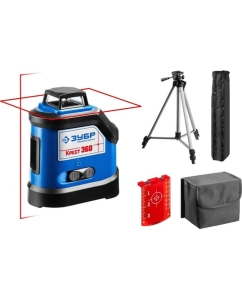 Купить Линейный лазерный нивелир ЗУБР Крест-360 ПРОФЕССИОНАЛ 34906-2  в E-mobi