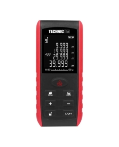 Купить Лазерный дальномер-угломер TECHNICOM дальность 60м, цвет лазера красный, 2 точки отсчёта TC-DAM60R в E-mobi