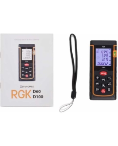 Купить Лазерный дальномер RGK d60 с поверкой 755665  в E-mobi