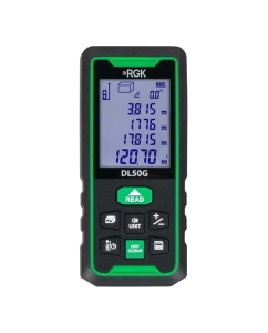 Купить Лазерный дальномер с угломером RGK DL50G с поверкой 755726 в E-mobi