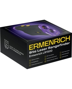 Купить Лазерный строительный дальномер Ermenrich LR1500, фиолетовый 84085  в E-mobi