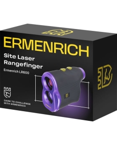 Купить Лазерный строительный дальномер Ermenrich LR600, фиолетовый 84647  в E-mobi