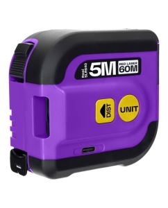 Купить Рулетка с лазерным дальномером Ermenrich Reel SLR640, фиолетовый 84547 в E-mobi