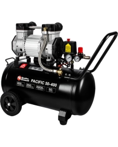 Купить Безмасляный поршневой компрессор QUATTRO ELEMENTI PACIFIC 50-400 400 л/мин, 50 л, 3 л.с, 8 бар 915-359 в E-mobi