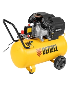 Купить Воздушный компрессор DENZEL DKV2200/50,Х-PRO 2,2 кВт, 400 л/мин, 50 л 58083 в E-mobi