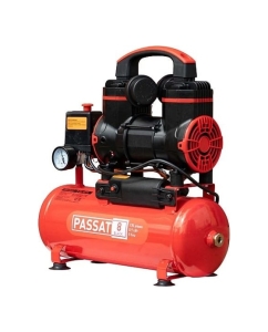 Купить Компрессор Aurora PASSAT-8 BLACK тихий, безмасляный, 8 л, 170л/мин, 0.9 кВт 35008  в E-mobi