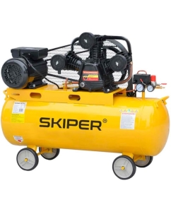 Купить Воздушный компрессор SKIPER IBL3100A до 600 л/мин, 8 атм, 100 л, 230 В, 3 кВт 00-00011087 в E-mobi