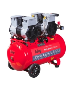Купить Компрессор безмасляный малошумный FUBAG OLS 500/50 CM2х2 646074 в E-mobi