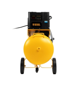 Купить Безмаслянный малошумный компрессор Denzel DLS 3300/100,3300Вт,3x1100,100 л,570 л/мин блок упр 58032  в E-mobi