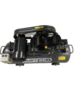 Купить Поршневой компрессор KraftWell 420 л/мин, 10 бар, 100 л, 380В, сеть 380 В, произв-ть 420 л/мин, объем ресивера 100 л, в комплекте KRW-AC420-100L  в E-mobi