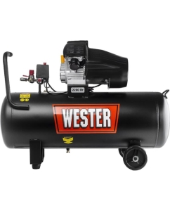 Купить Компрессор WESTER WK2200/100PRO поршневой масляный, 2200 Вт, 330л/мин, 8бар 631637  в E-mobi
