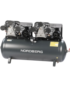 Купить Компрессор поршневой с ременной передачей NORDBERG 380В, ресивер 500 л, 1900 л/мин NCP500/1900  в E-mobi