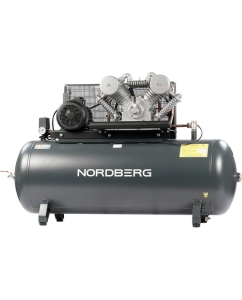 Купить Компрессор поршневой с ременной передачей NORDBERG 380В, ресивер 500 л, 1400 л/мин NCP500/1400 в E-mobi